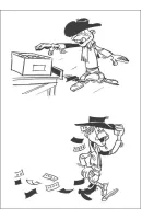 Lucky Luke kleurplaat 64
